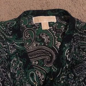 MICHAEL by Michael Kors Green Tunic  Size S